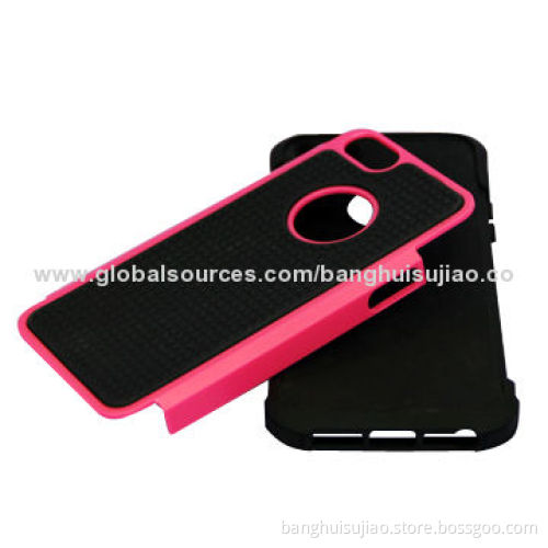Two-piece PC Cases for iPhone 5, OEM Orders Available